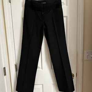 Express Editor Black w White Polka Dots Women's Trousers Size 2R